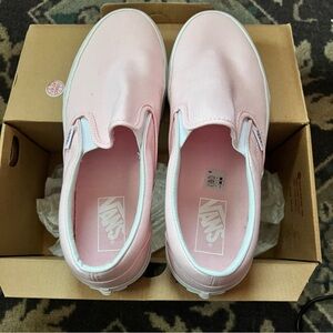 🌸 Ballerina Pink Classic Slip On Vans Size 9 🌸
